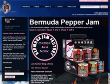 Tablet Screenshot of bermudajamfactory.com